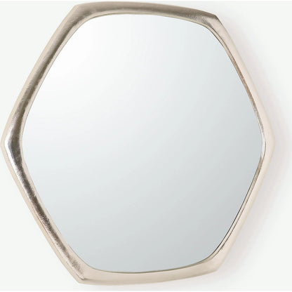 Hexagon Mirror by Global Views. Made from aluminum, mirror in a transitional style.