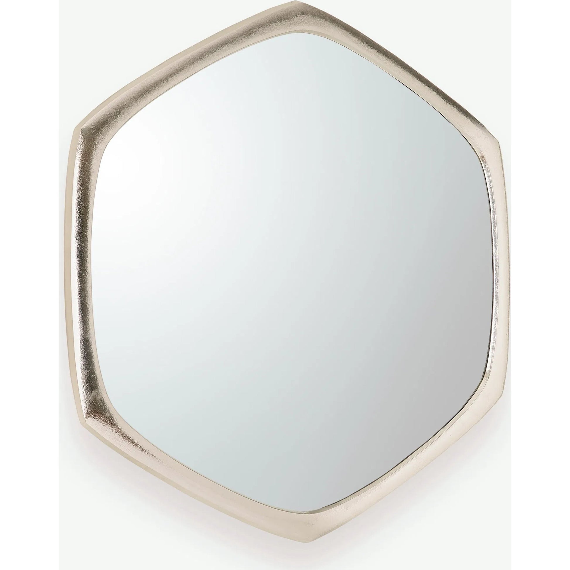 Hexagon Mirror by Global Views. Made from aluminum, mirror in a transitional style.