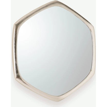 Hexagon Mirror by Global Views. Made from aluminum, mirror in a transitional style.