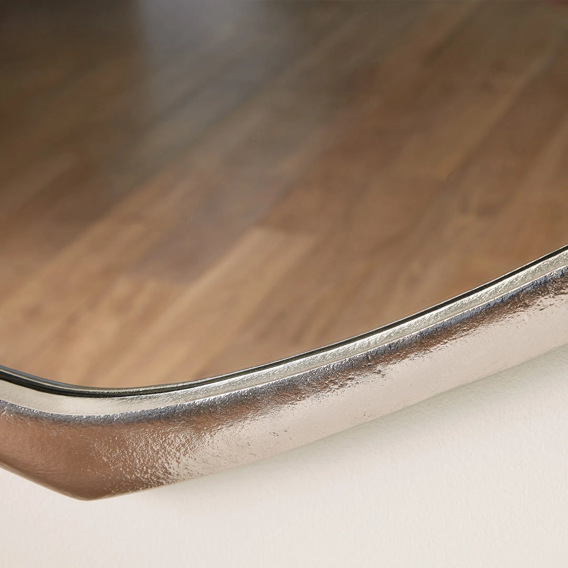 Hexagon Mirror by Global Views. Made from aluminum, mirror in a transitional style.