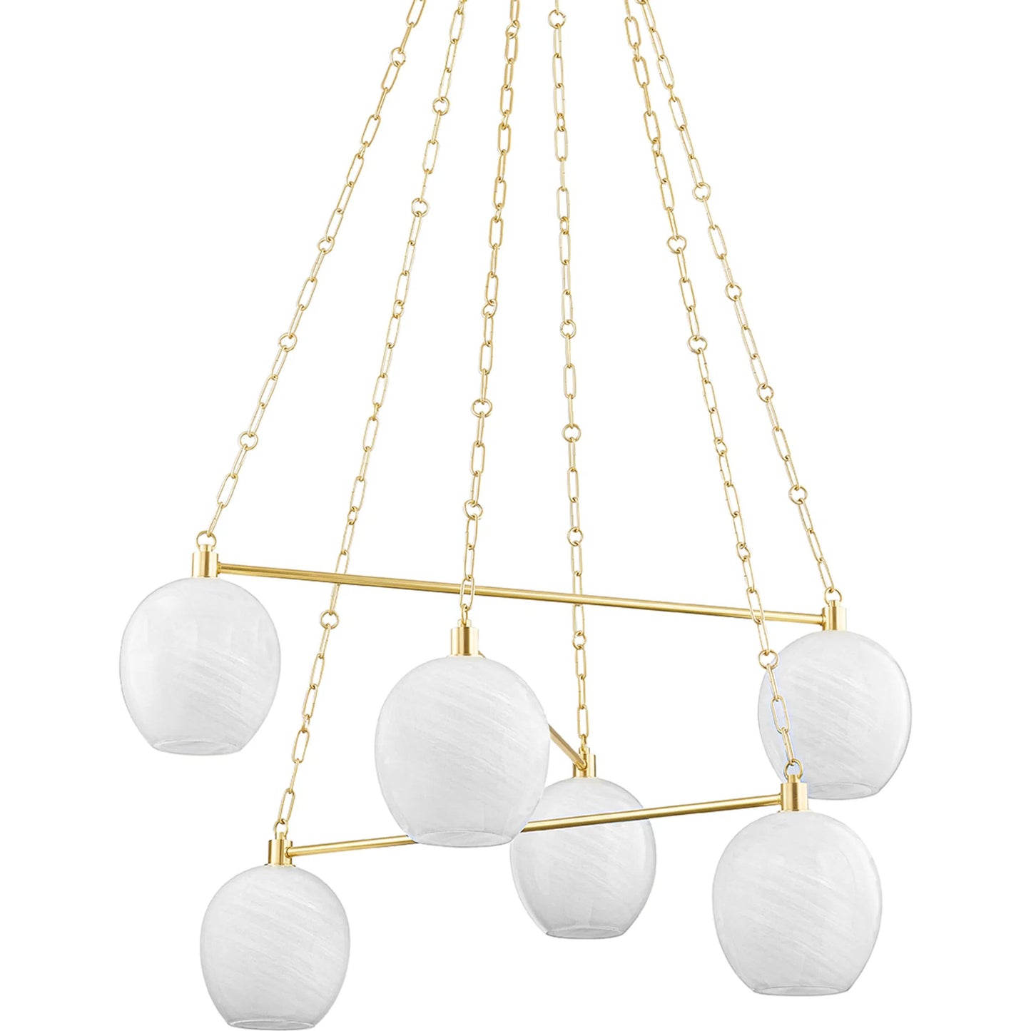 001 SI-2029375 | Primary Silo | Asbury Park 6 Light Chandelier by Hudson Valley. Made from steel in a modern style.