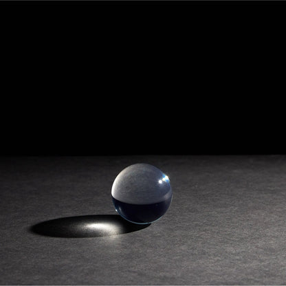 Crystal Sphere by Global Views in clear. Made from crystal in a modern style.