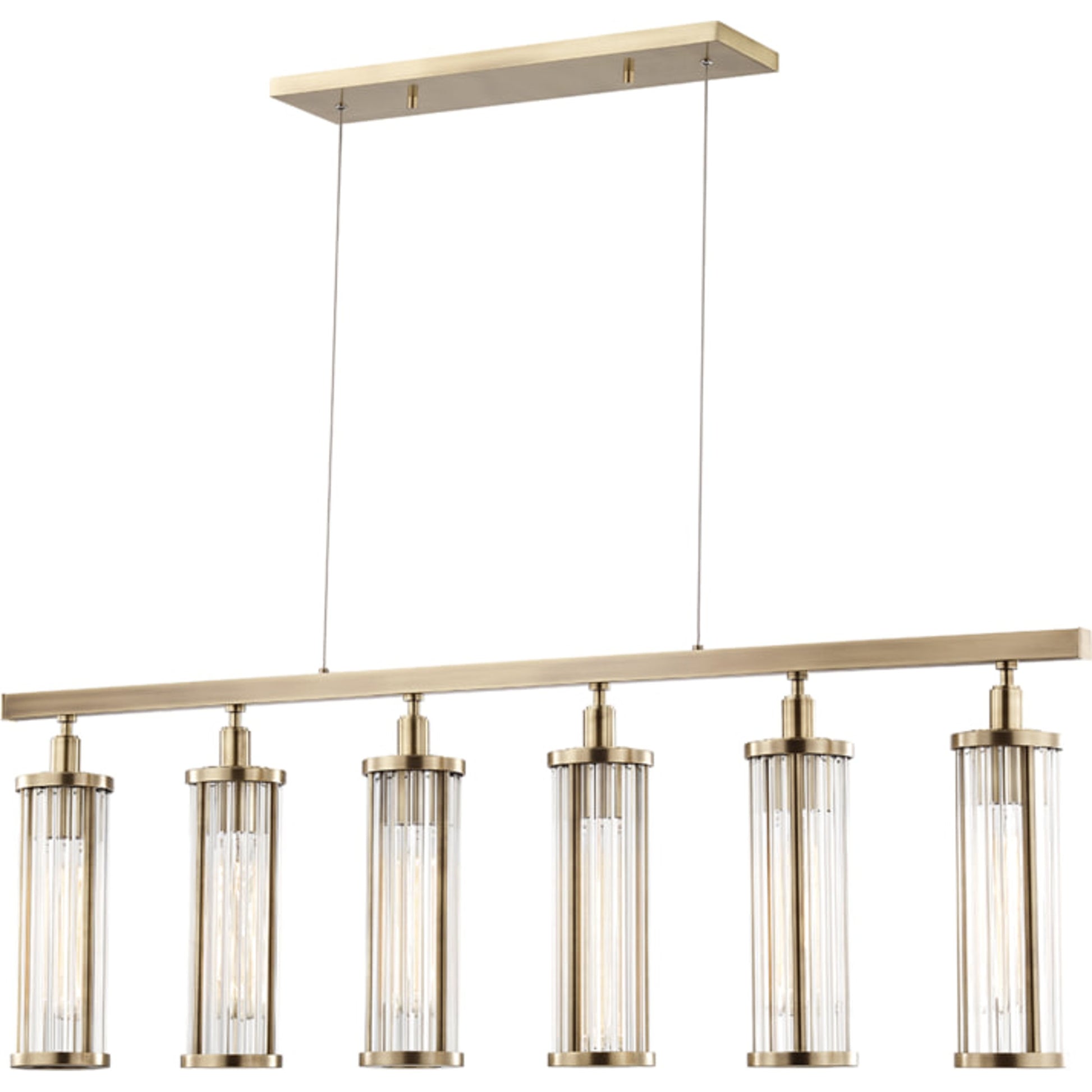 Marley Island Light by Hudson Valley in polished nickel. Made from brass in a modern style.
