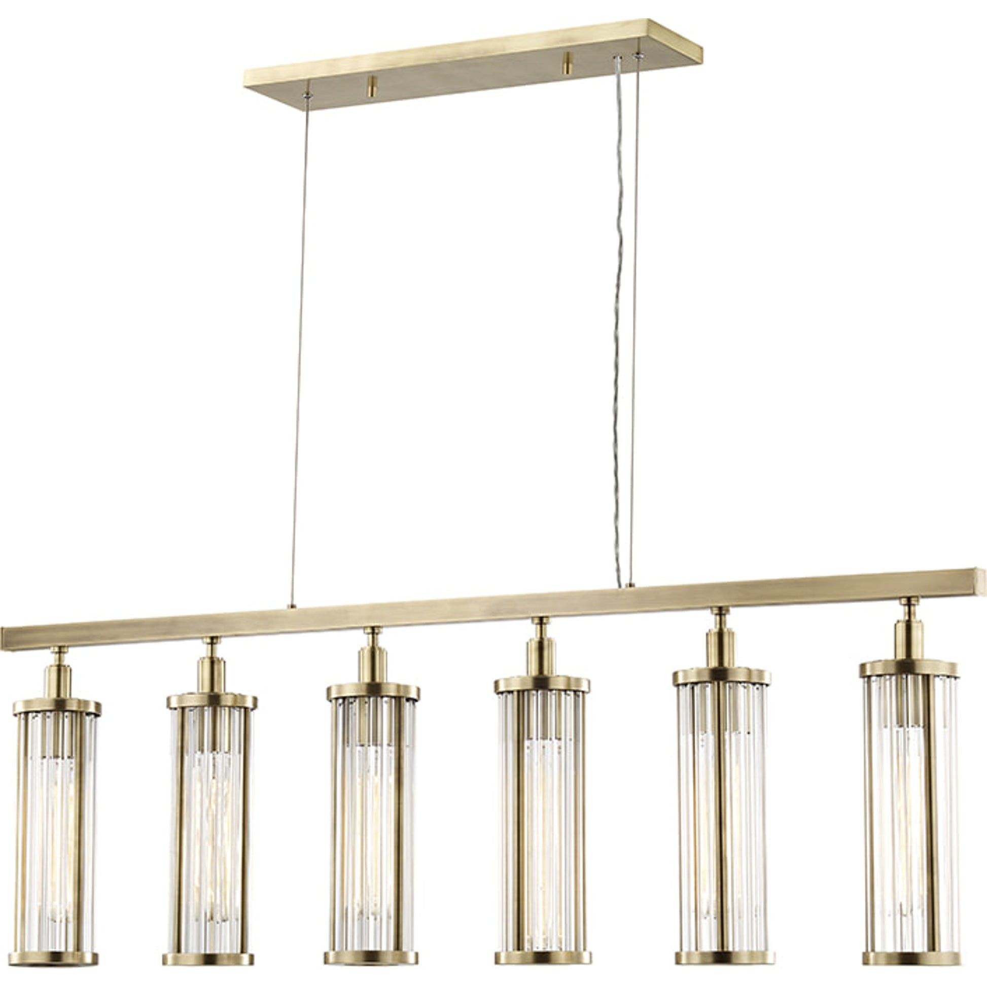 Marley Island Light by Hudson Valley in polished nickel. Made from brass in a modern style.