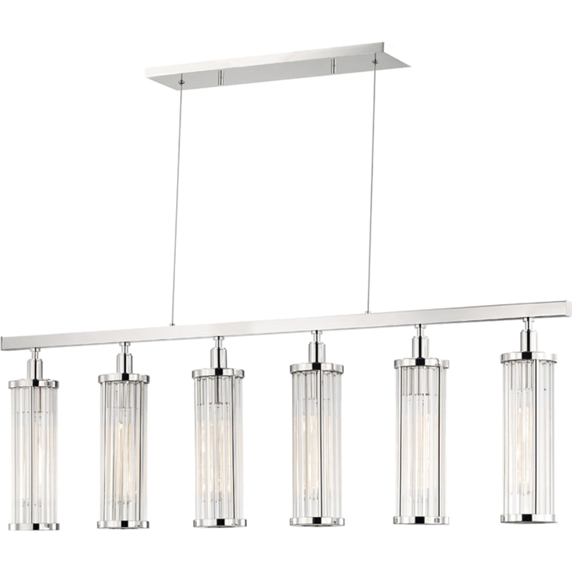 Marley Island Light by Hudson Valley in polished nickel. Made from brass in a modern style.