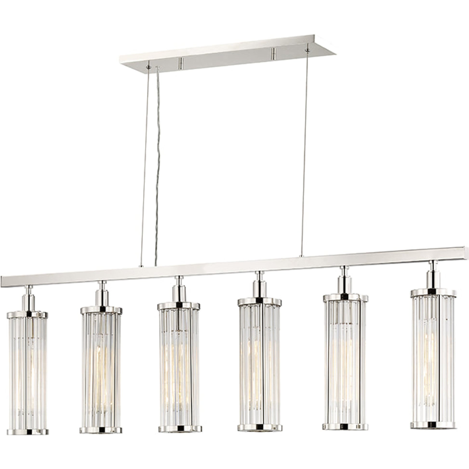 Marley Island Light by Hudson Valley in polished nickel. Made from brass in a modern style.