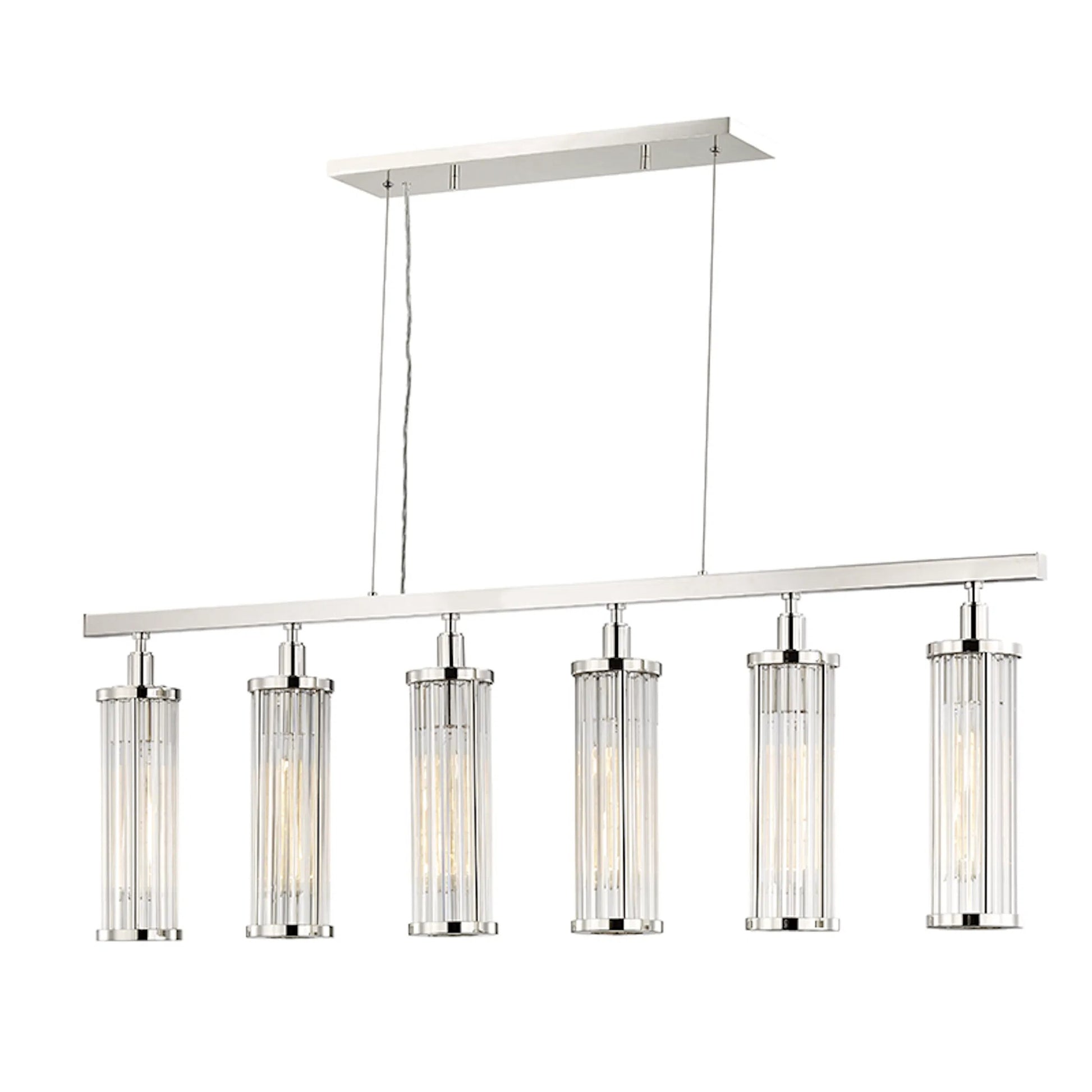Marley Island Light by Hudson Valley in polished nickel. Made from brass in a modern style.