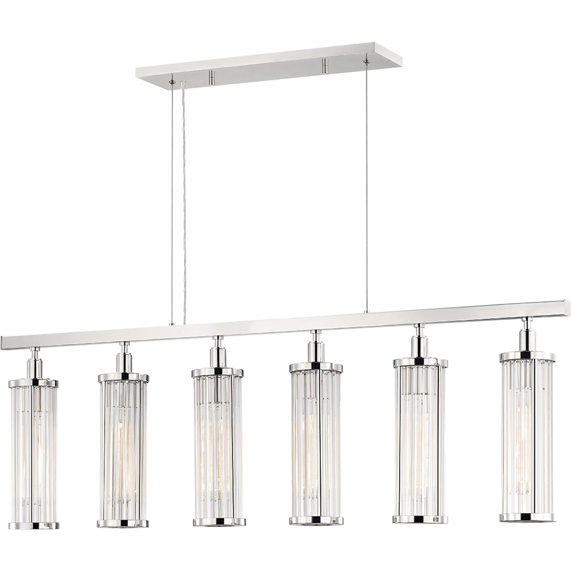 Marley Island Light by Hudson Valley in polished nickel. Made from brass in a modern style.