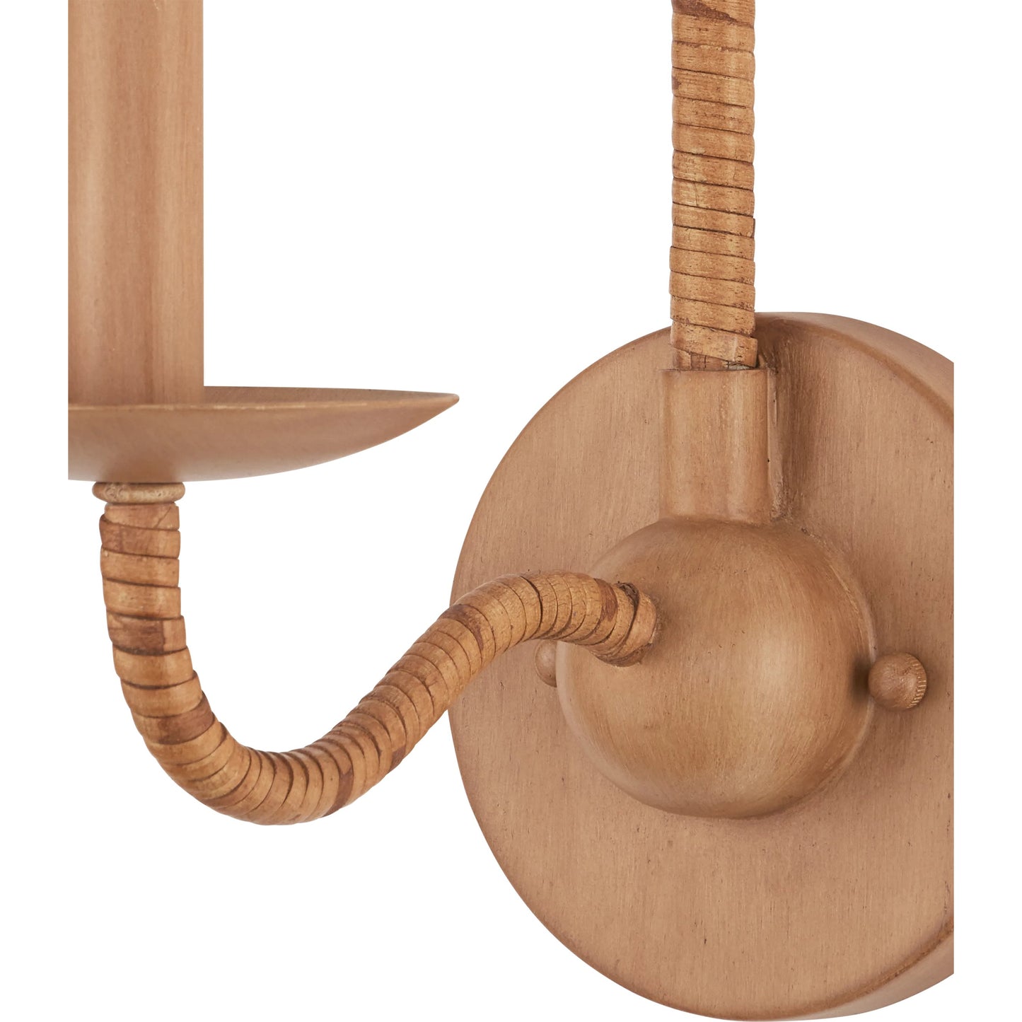 006 SI-2191843 | Closeup | Saxon Single-Light Wall Sconce by Currey and Company. Made from unique in a modern style.