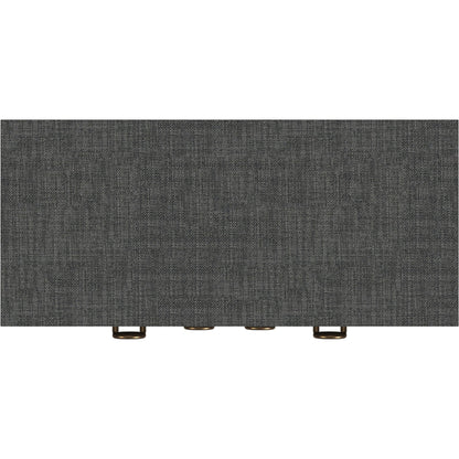 Chatham 2-Drawer Raffia Cabinet by Butler Specialty Company in charcoal and charcoal raffia. Made from gmelina beechwood solids, mdf panel with maple veneer, raffia, aluminium in a modern style.
