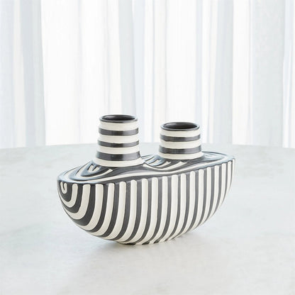 Colbert Vase by Global Views in white. Made from unique in a eclectic & global style.
