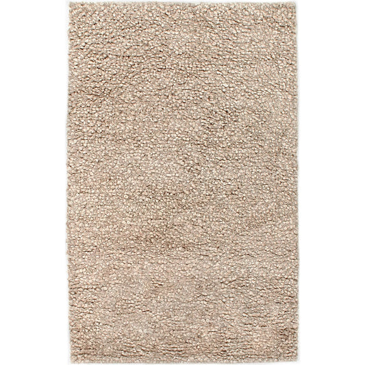 Wool Shaggy 9159 Rug by Exquisite Rugs in beige. Made from new zealand wool in a unique style.