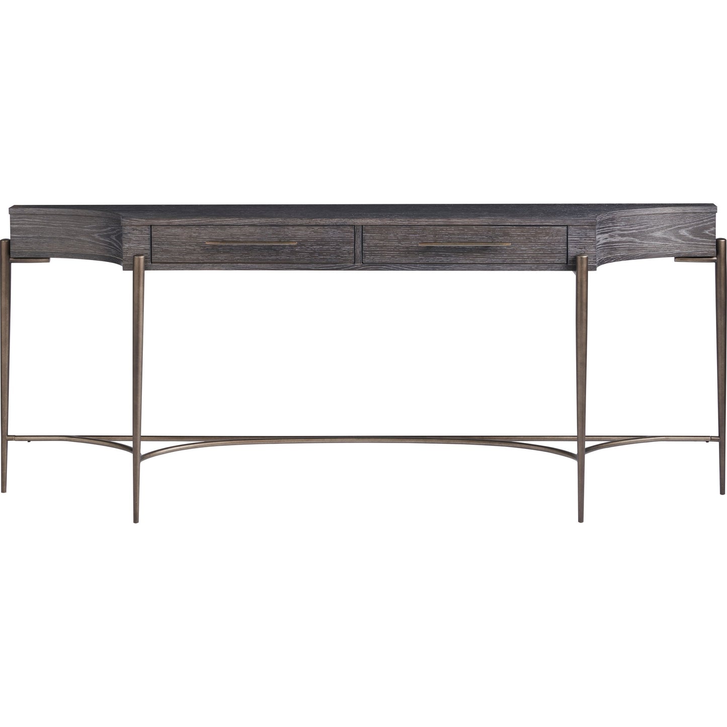 001 SR-813265 | Primary Silo | Curated Oslo Console Table by Universal Furniture in oil rubbed bronze and oak. Made from unique in a transitional style.