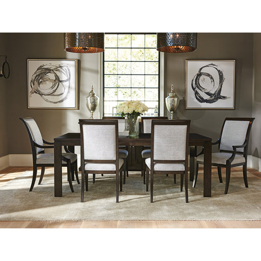 Kathryn Upholstered Side Chair by Lexington in gray. Made from unique in a transitional style.