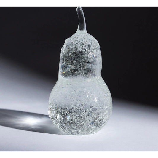 Ghost Fruit Glass Pear by Global Views in clear. Made from unique in a modern style.