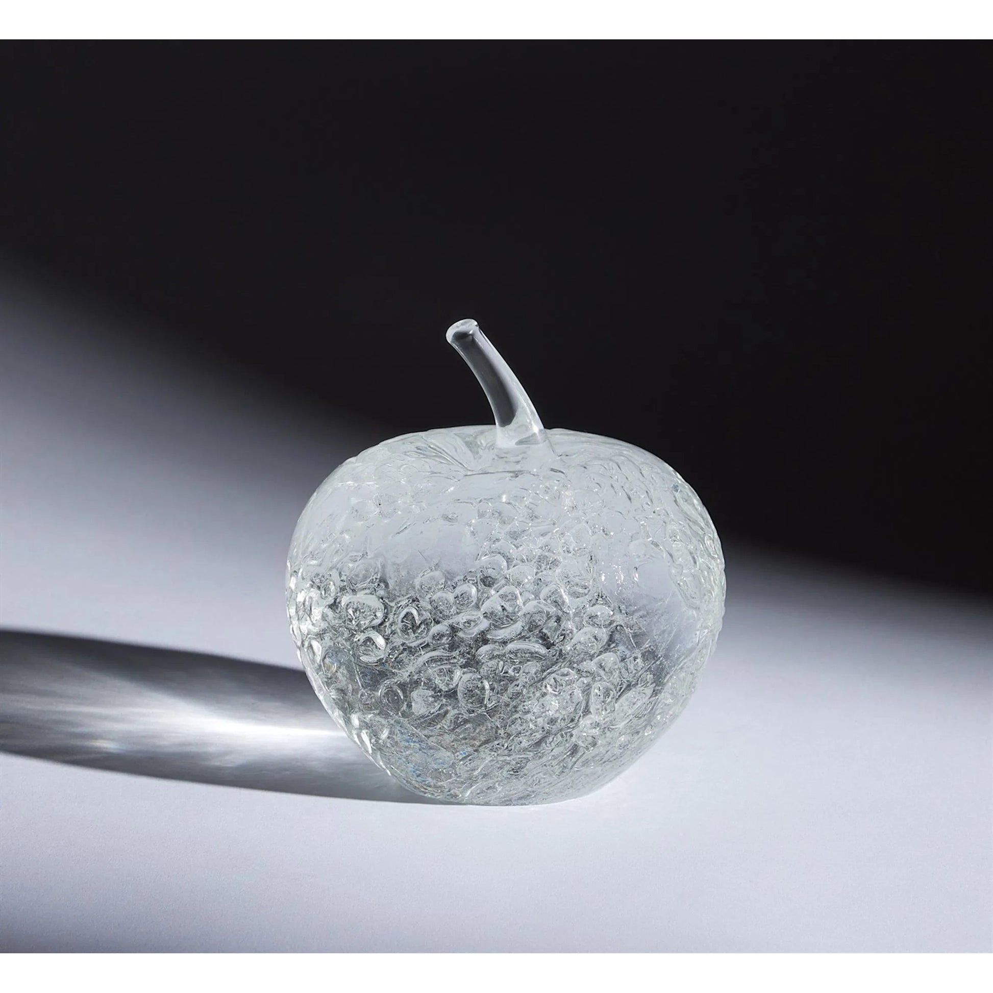 Ghost Apple Glass Fruit by Global Views in clear. Made from unique in a modern style.