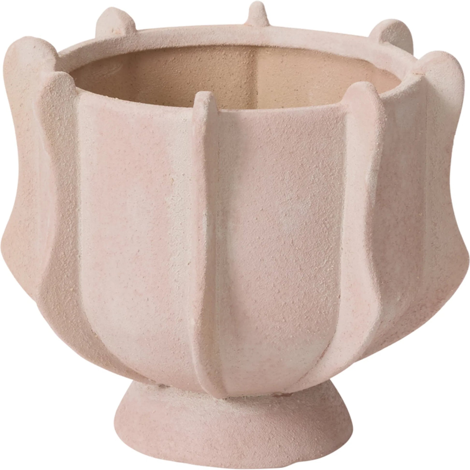 Claudia Compote by Accent Decor in pink. Made from ceramic in a unique style.