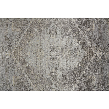 Sarrant Transitional Rug - 3963F by Feizy in gray, silver, ivory. Made from viscose, polyester in a unique style.