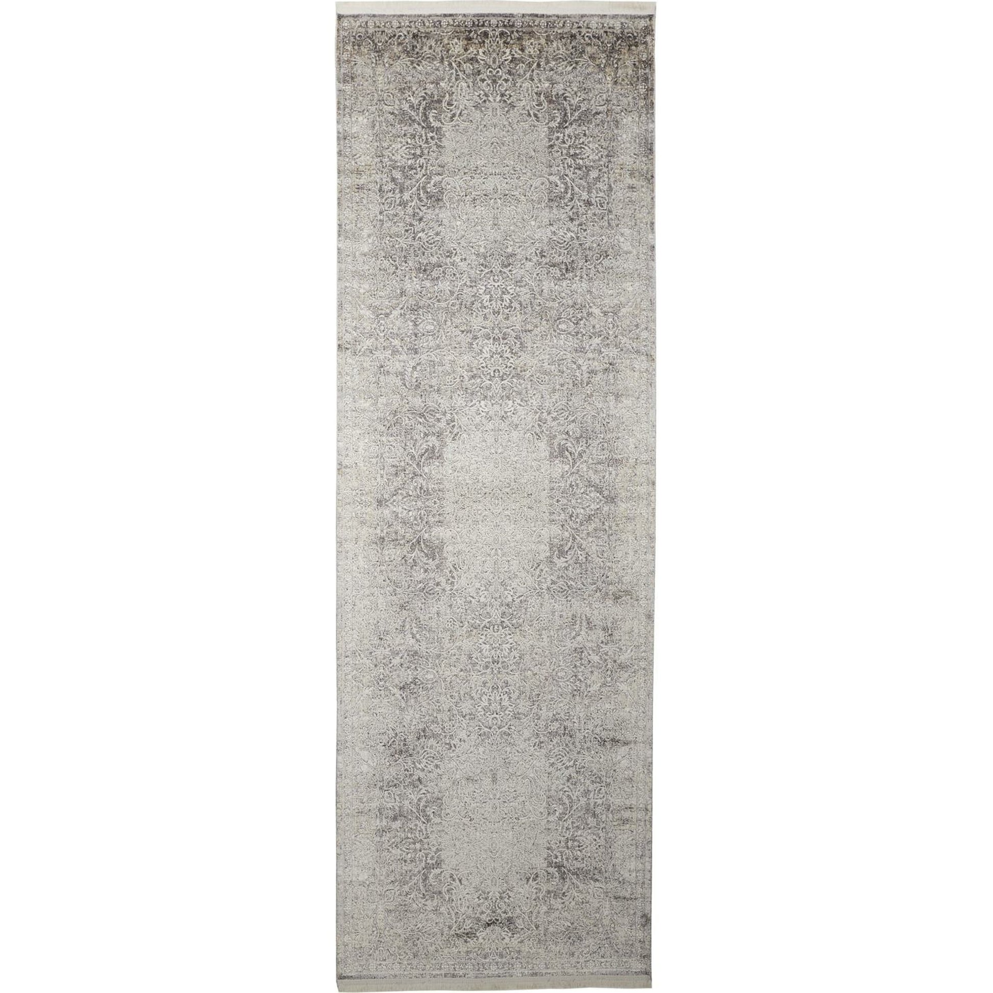 Sarrant Transitional Rug - 3964F by Feizy in gray, ivory, tan. Made from viscose, polyester in a unique style.