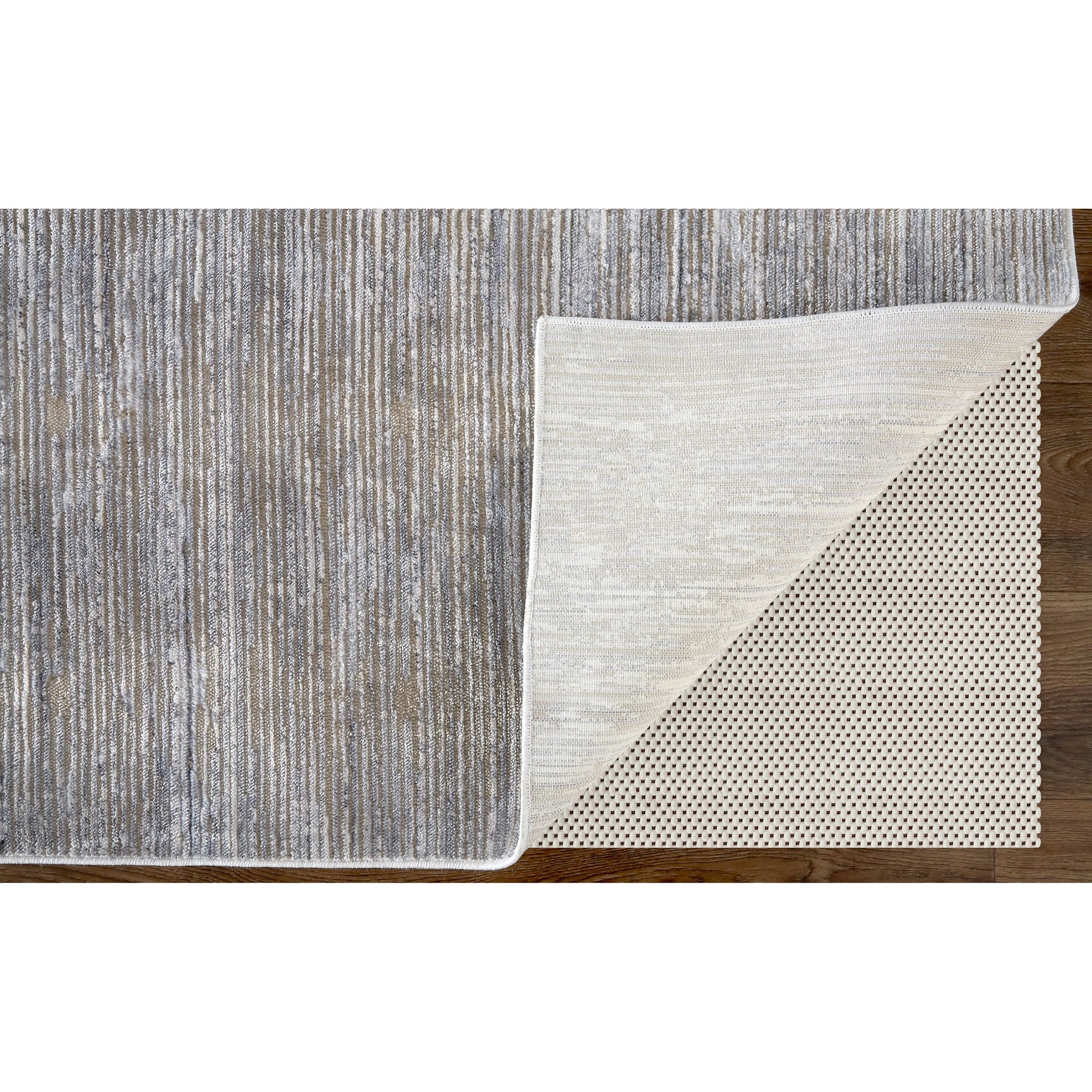 Laina Transitional Rug - 39GAF by Feizy in taupe, silver, tan. Made from unique in a unique style.