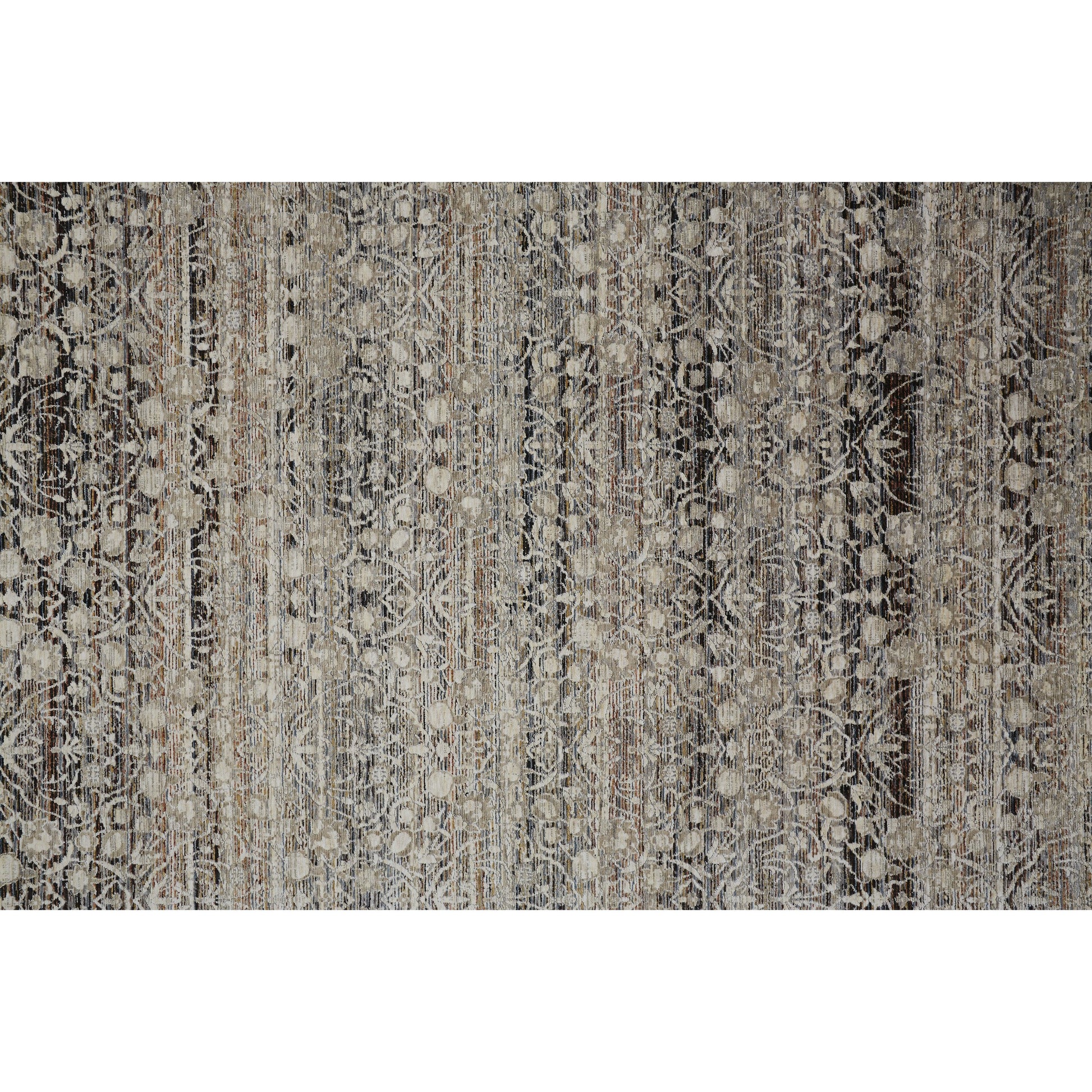 Caprio Transitional Damask Rug - 3961F by Feizy in gray, ivory, tan. Made from polyester, viscose in a unique style.