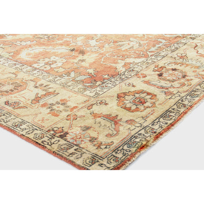 Antique Weave Handmade Serapi Rug by Exquisite Rugs in rust, gold. Made from new zealand wool in a unique style.