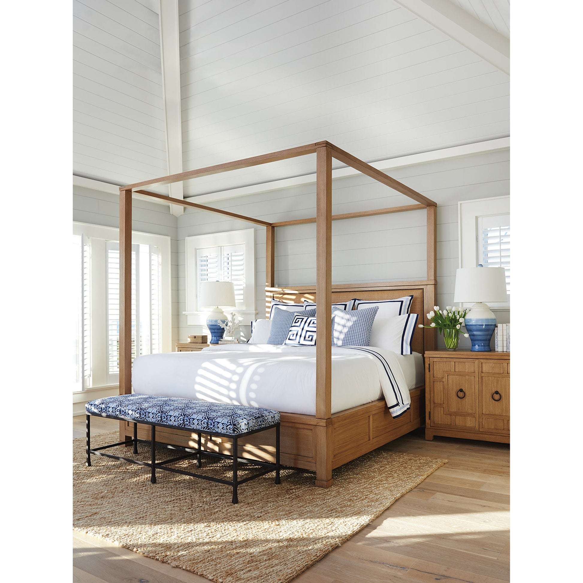 Shorecliff Canopy Bed by Lexington. Made from unique in a cottage & farmhouse style.