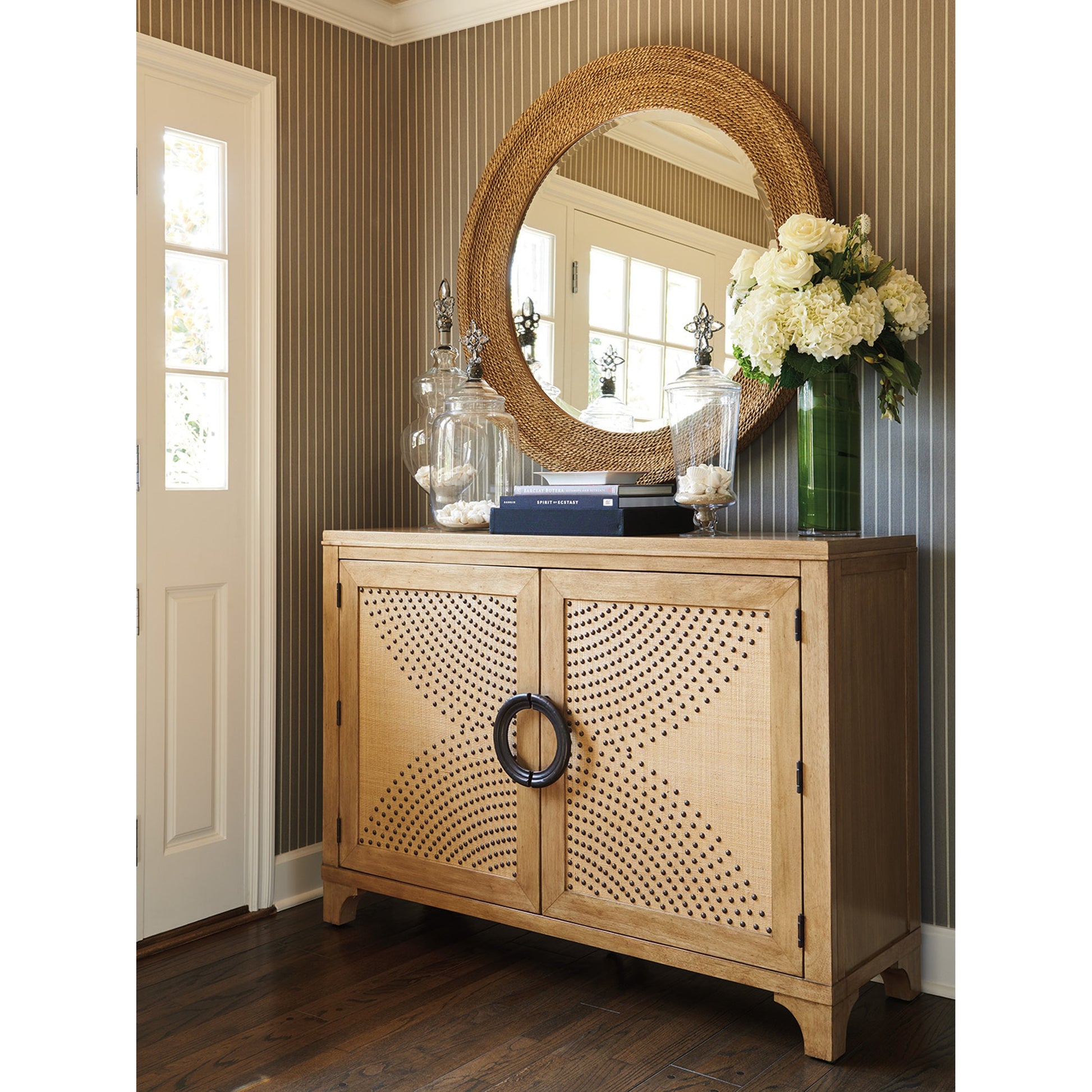 Lido Isle Nailhead Hall Chest by Lexington. Made from unique in a coastal style.