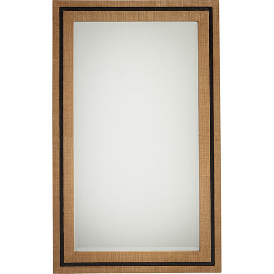 La Costa Rectangular Raffia Mirror by Lexington. Made from unique in a modern style.