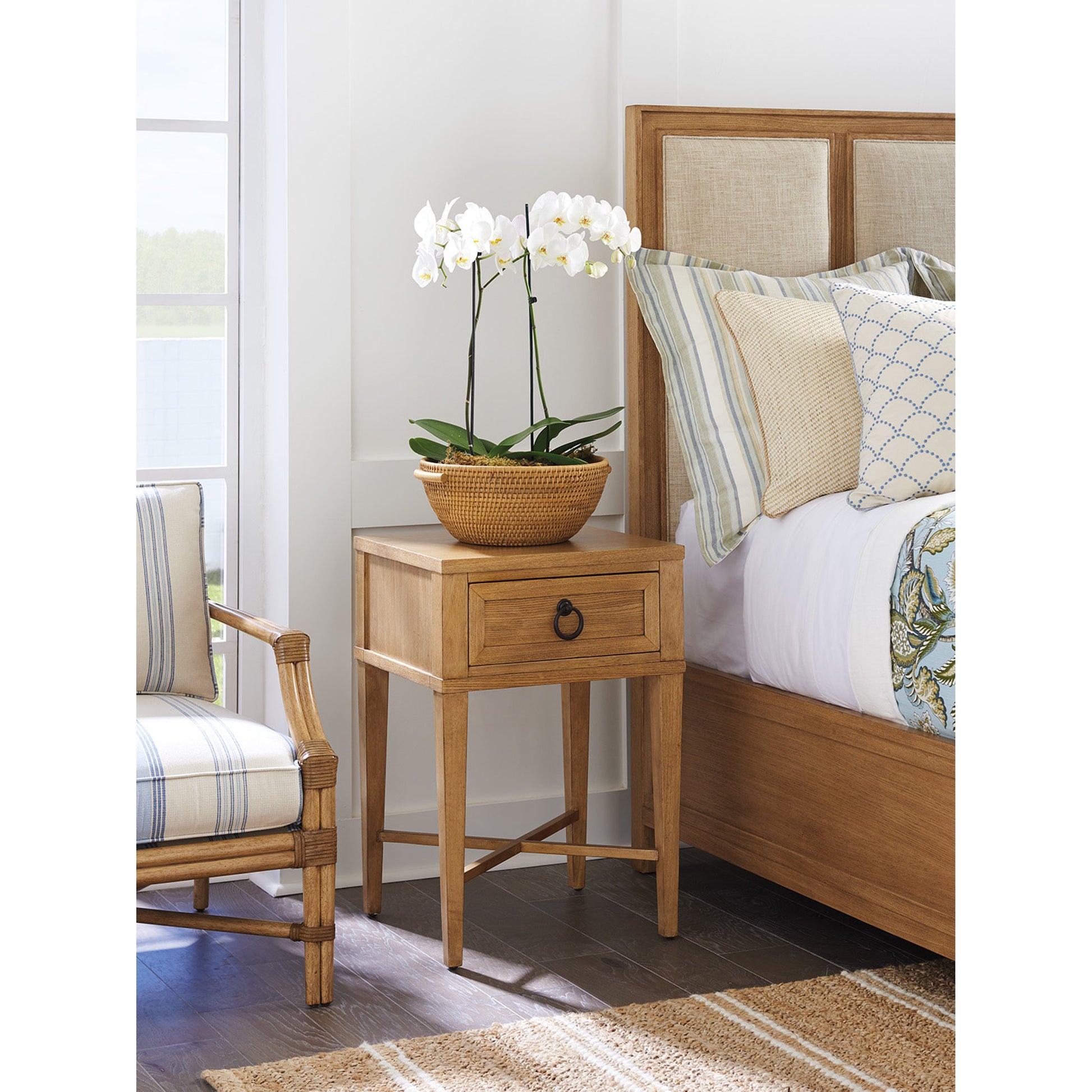 Clay Night Table by Lexington. Made from unique in a traditional style.