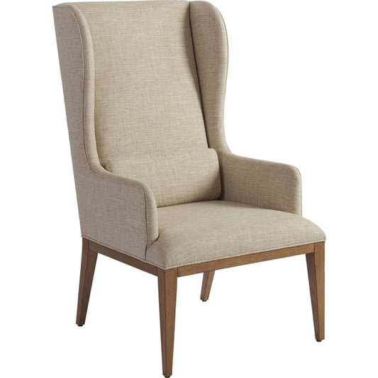 Seacliff Upholstered Host Wing Chair by Lexington. Made from unique in a transitional style.
