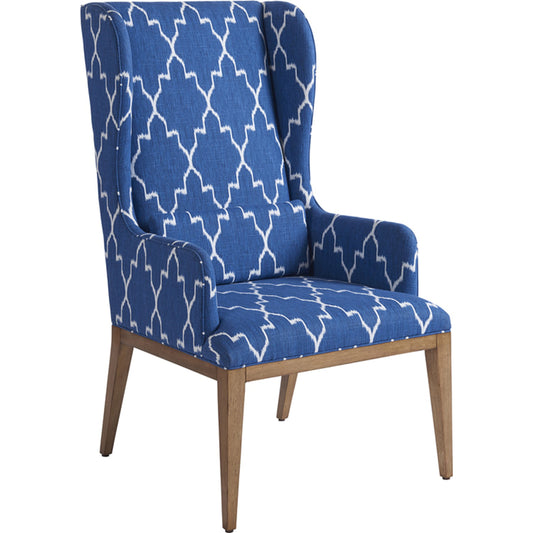 Seacliff Upholstered Host Wing Chair by Lexington. Made from unique in a transitional style.