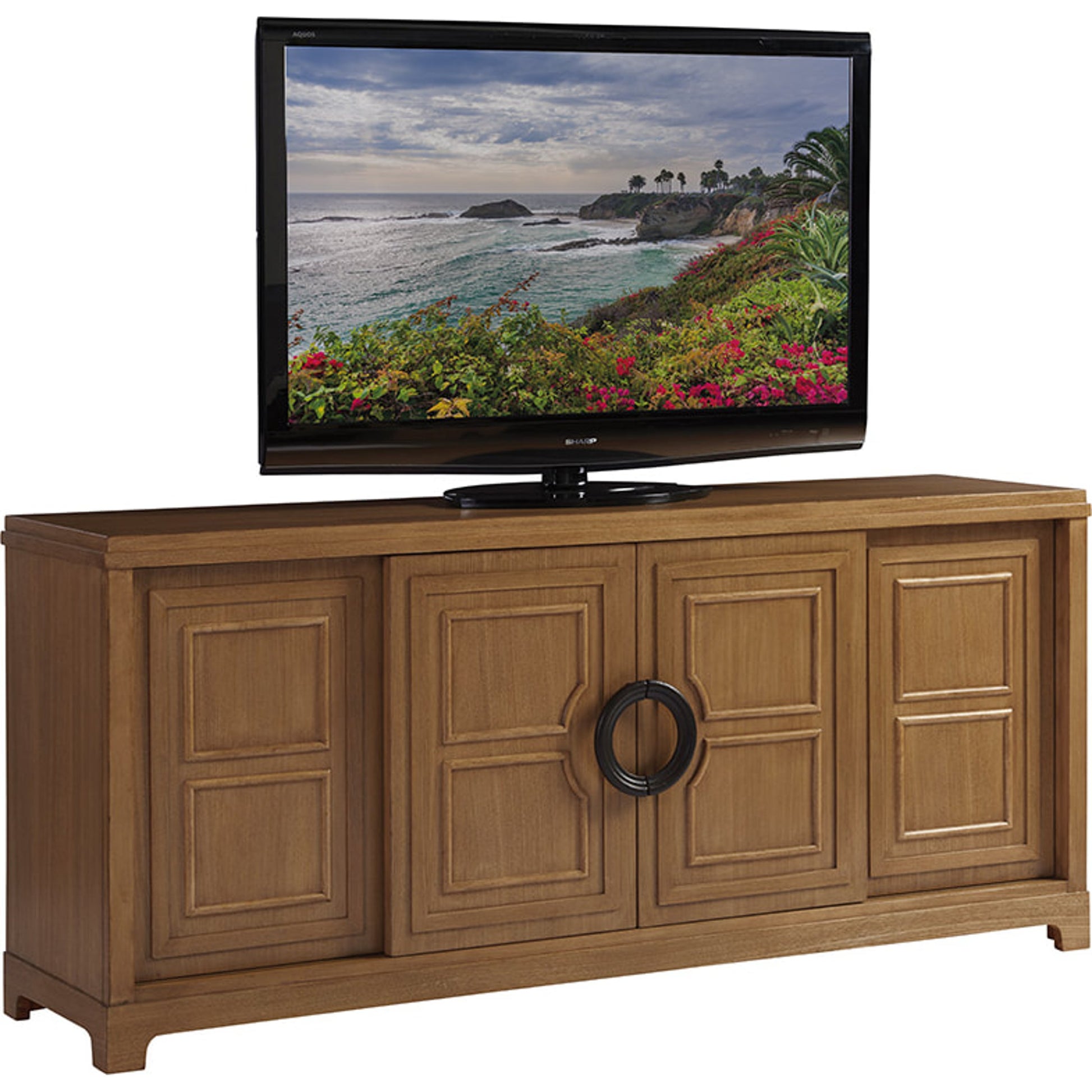 Leeward Media Console by Lexington. Made from unique in a transitional style.