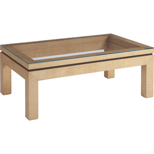 Harbor Raffia Cocktail Table by Lexington. Made from unique in a modern style.
