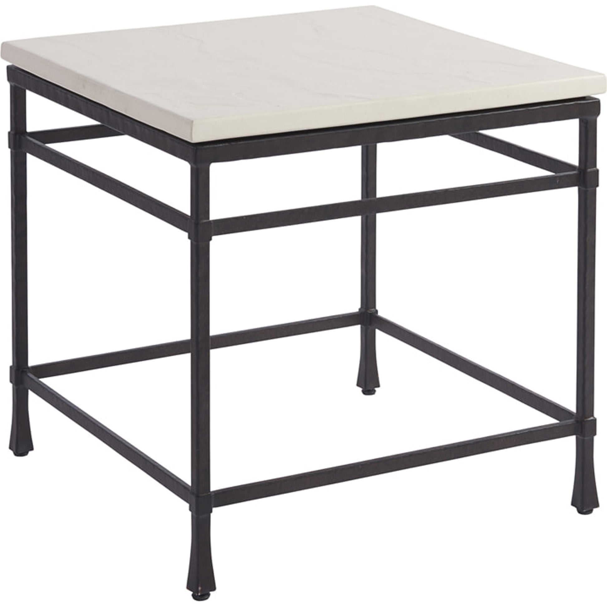 Breakwater Metal and Stone Lamp Table by Barclay Butera. Made from unique in a modern style.