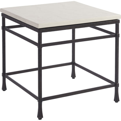 Breakwater Metal and Stone Lamp Table by Barclay Butera. Made from unique in a modern style.