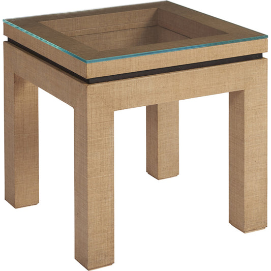 Harbor Raffia Lamp Table by Lexington. Made from unique in a modern style.