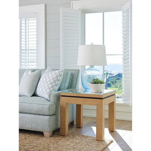 Harbor Raffia Lamp Table by Lexington. Made from unique in a modern style.