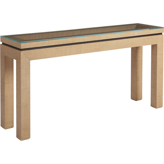 Harbor Raffia Console by Lexington. Made from unique in a modern style.