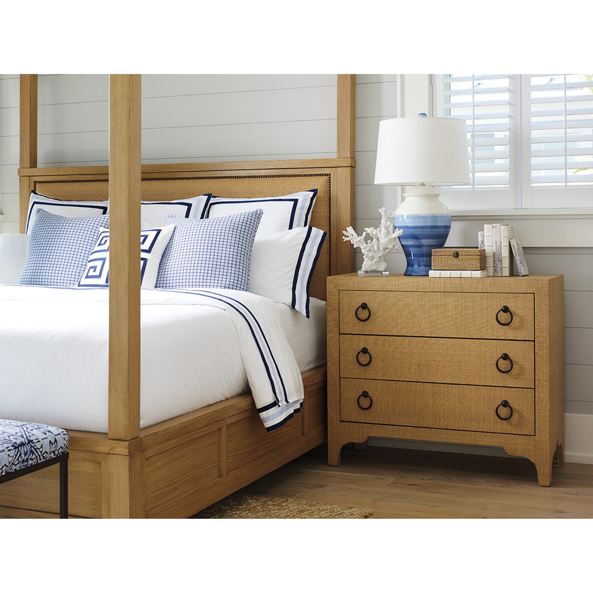 Balboa Island Raffia Hall Chest by Lexington. Made from unique in a cottage & farmhouse style.