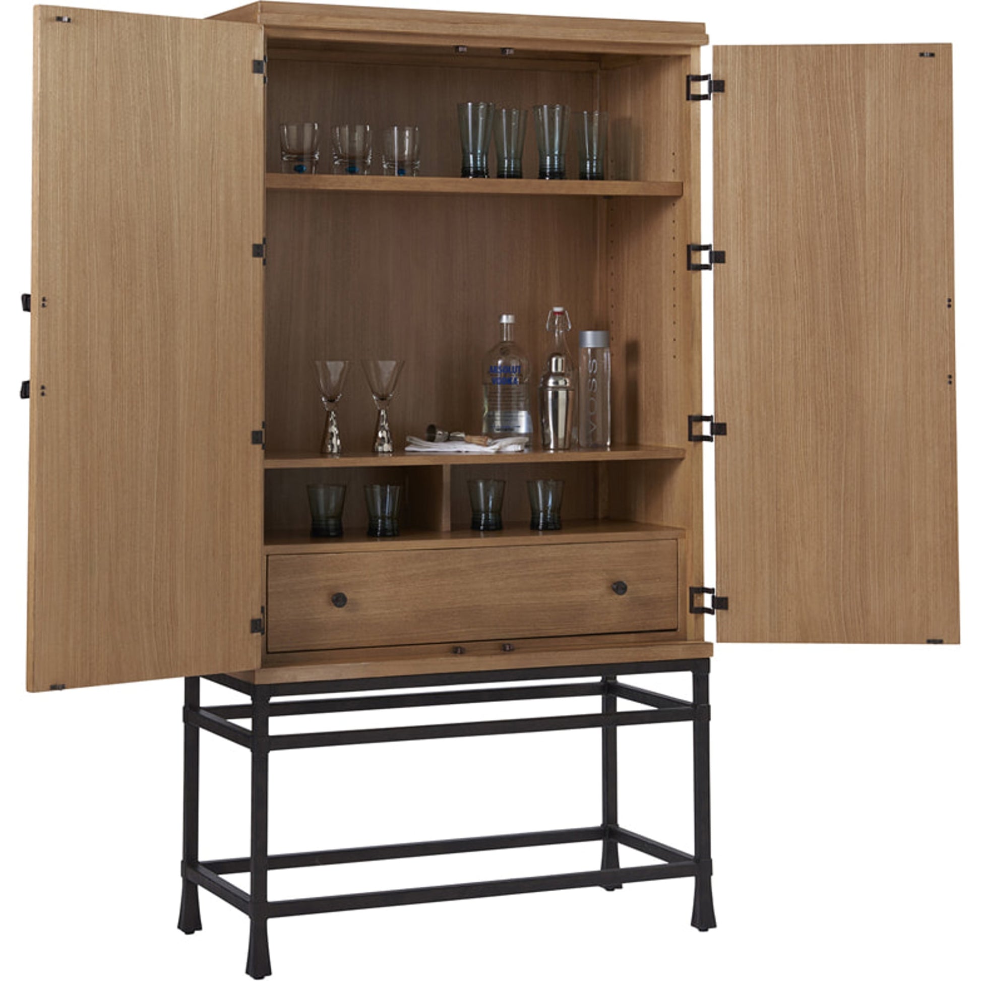 Jade Bar Chest on Stand by Lexington. Made from unique in a coastal style.