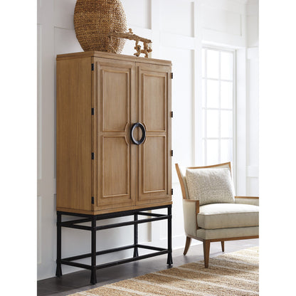 Jade Bar Chest on Stand by Lexington. Made from unique in a coastal style.