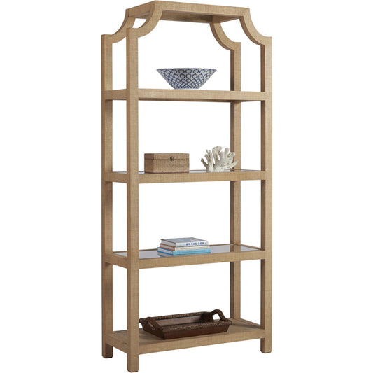 001 SR-834777 | Additional Silo | Beachcomber Raffia Etagere by Lexington. Made from unique in a transitional style.