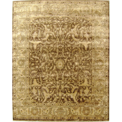 Antique Weave Oushak 9211 Rug by Exquisite Rugs in tobacco, beige. Made from new zealand wool in a unique style.