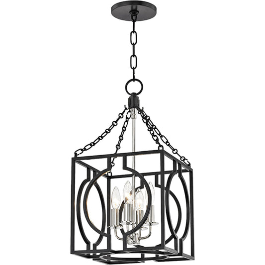 Octavio Pendant by Hudson Valley. Made from steel in a transitional style.