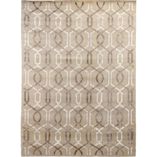 Super Tibetan 9218 Rug by Exquisite Rugs in beige, ivory. Made from wool, bamboo silk in a unique style.