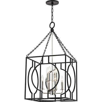 Octavio Pendant by Hudson Valley. Made from steel in a transitional style.