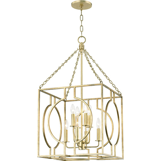 Octavio Pendant by Hudson Valley. Made from steel in a transitional style.