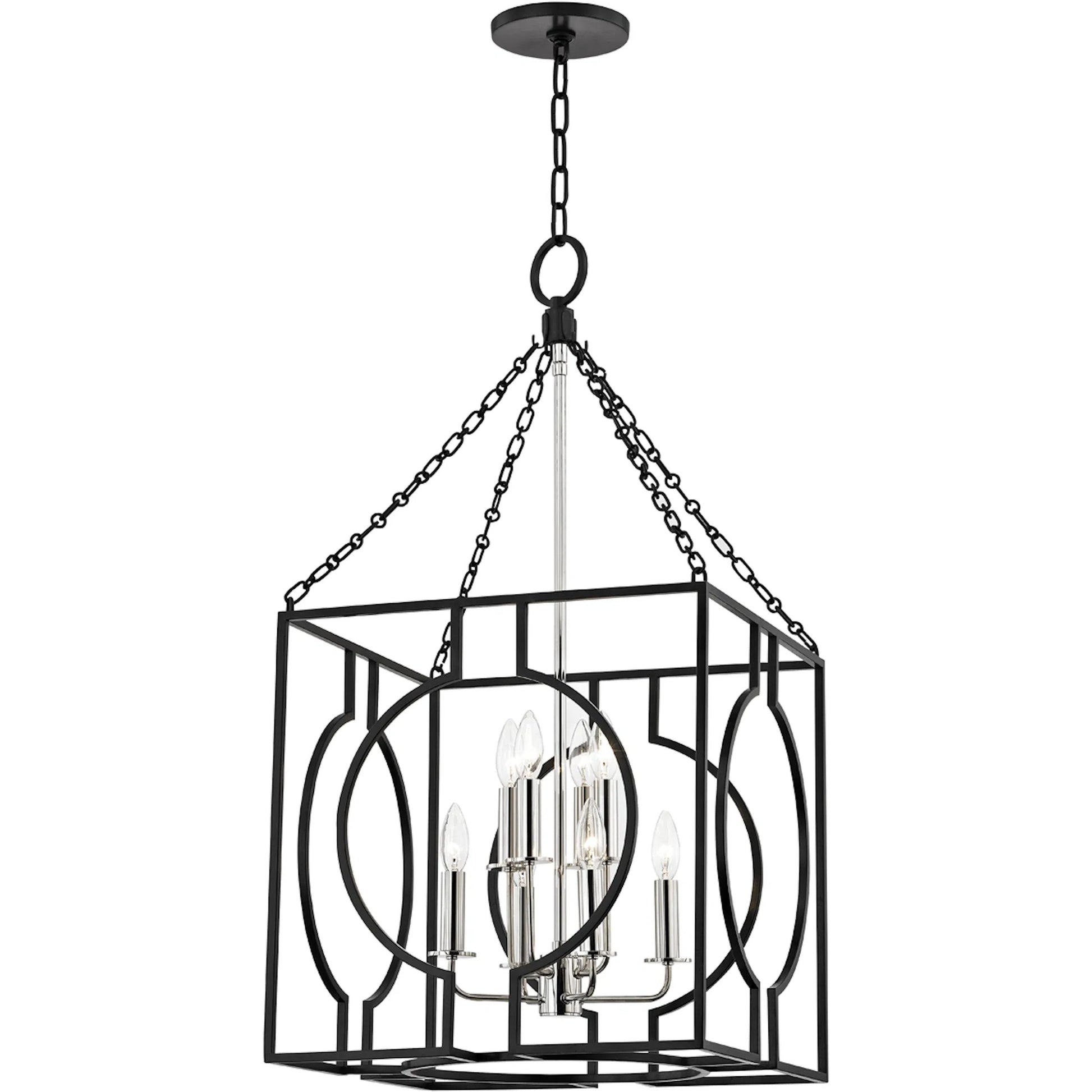 Octavio Pendant by Hudson Valley. Made from steel in a transitional style.