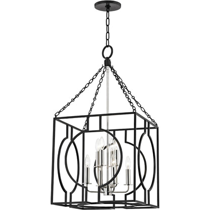 Octavio Pendant by Hudson Valley. Made from steel in a transitional style.